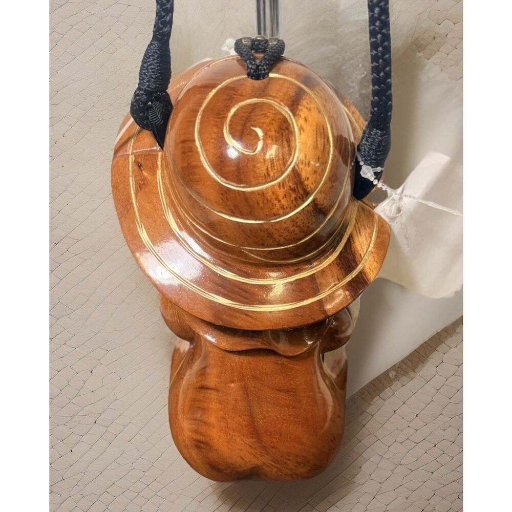 NWT ULTRA RARE Timmy Woods Beverly Hills Dolly Duck Z Wooden Purse with Dust Bag - Picture 9 of 16